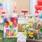 Happy Birthday Garden Flags for Outside 12x18 Double Sided Burlap, Colorful Balloon Personalized Banner Farmhouse Yard Sign Birthday Party Decorations DF575